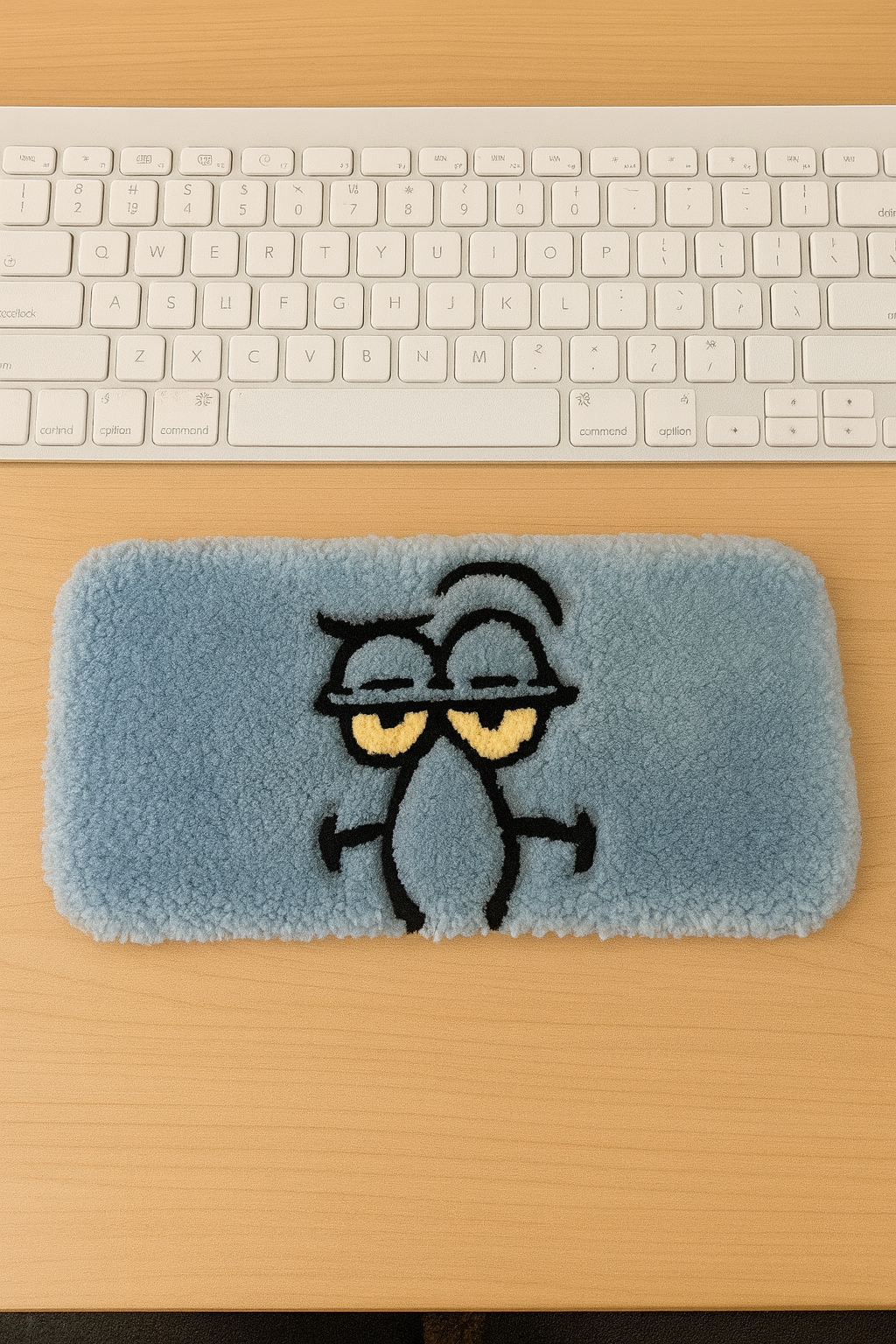 Squidward Desktop Keyboard Rug