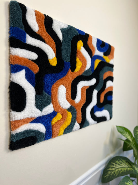 Multi Color Abstract Rug/Wall Hanging