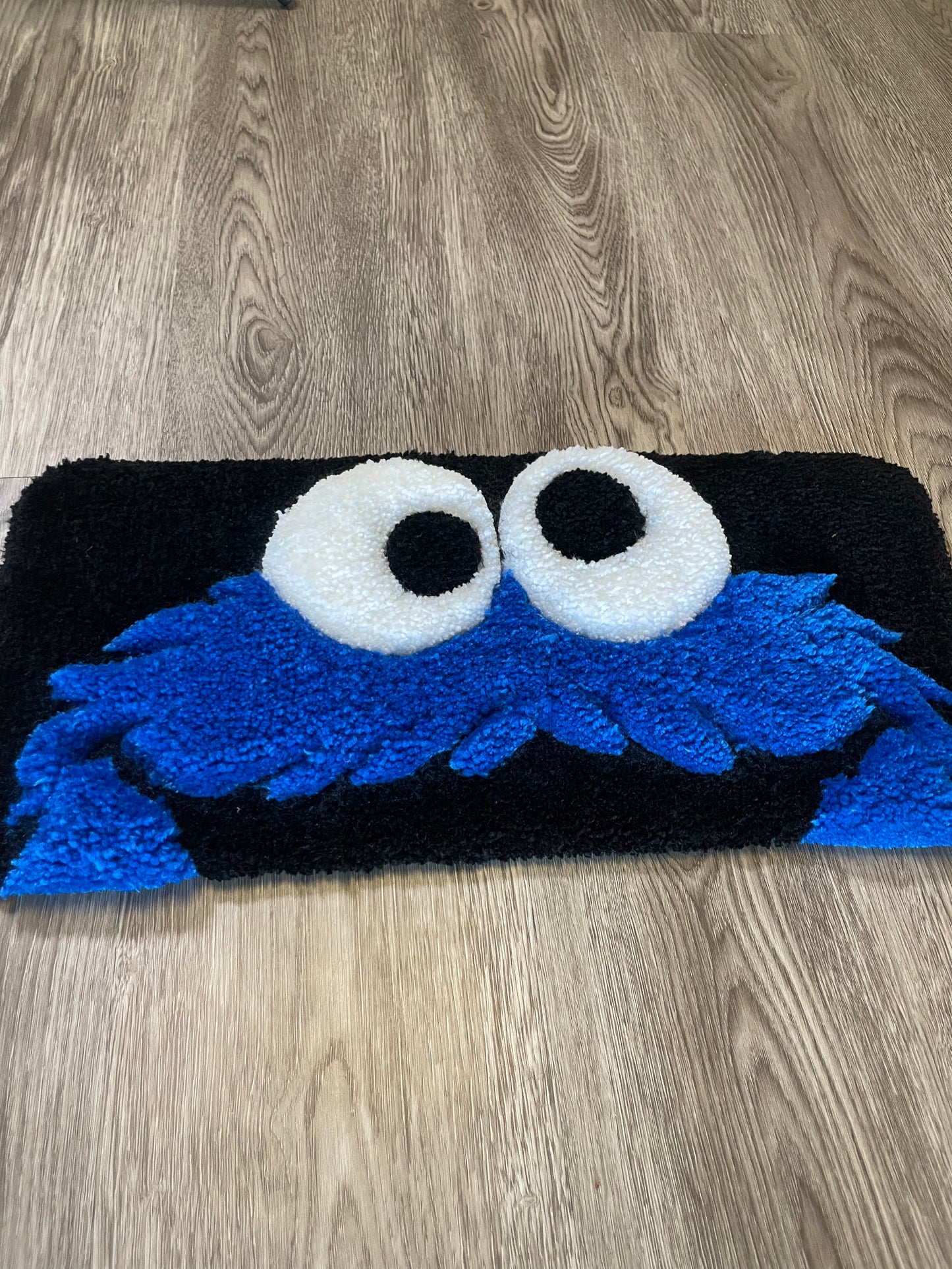 3D Cookie Monster Keyboard/ Desktop Rug