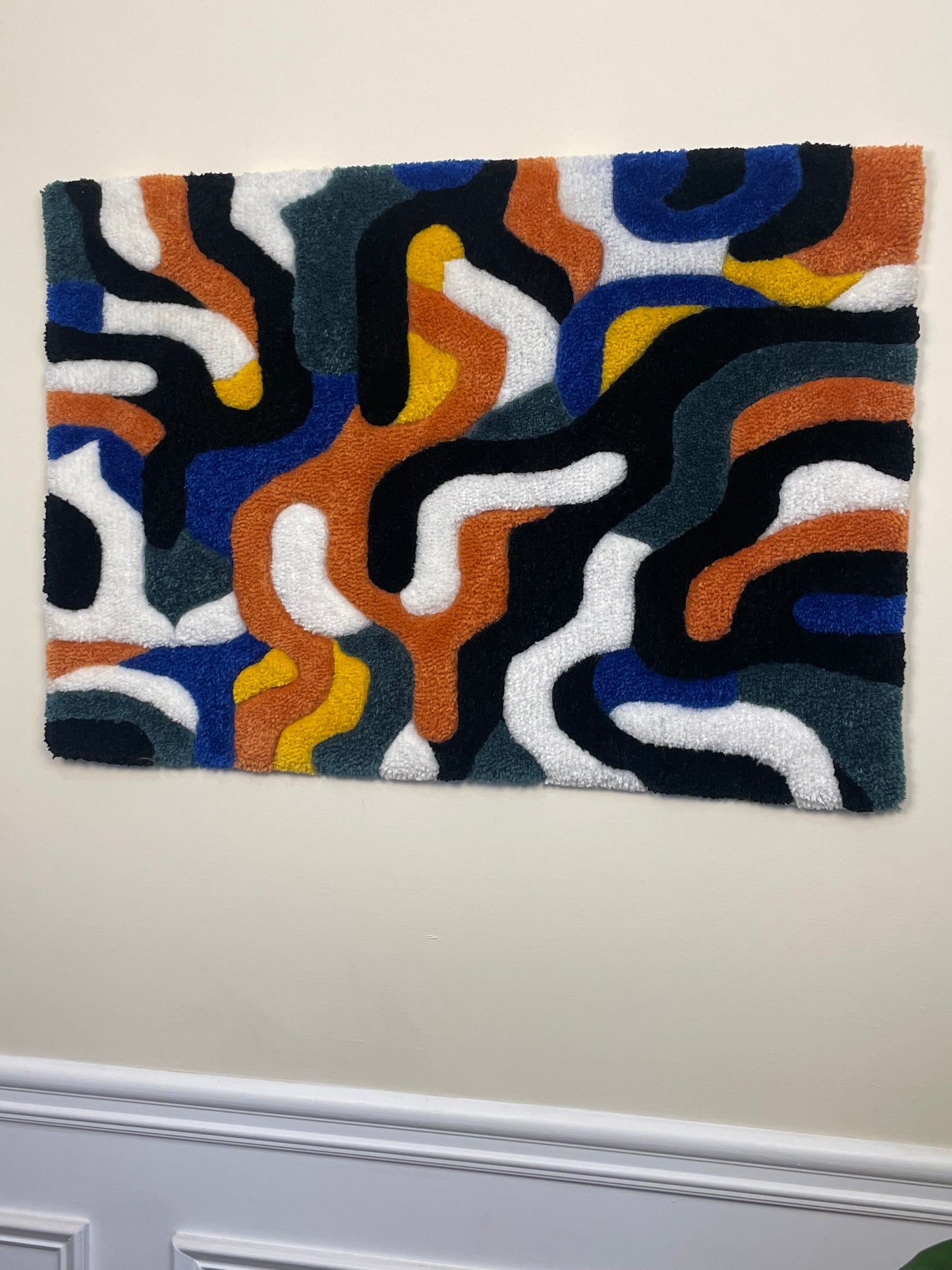 Multi Color Abstract Rug/Wall Hanging