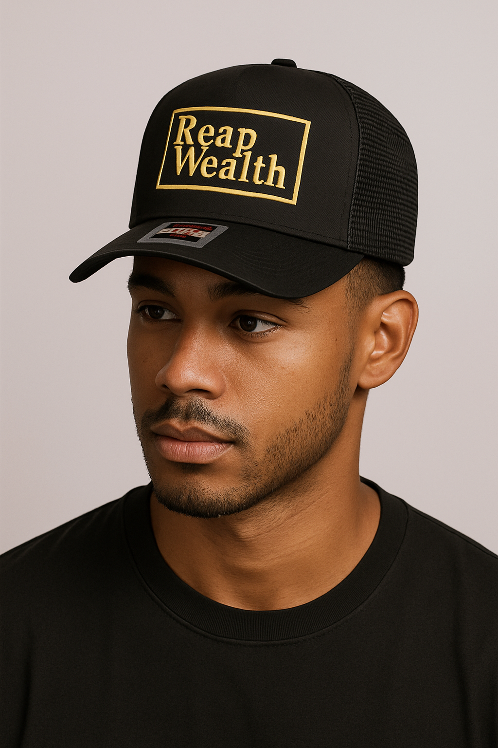 5-Panel Mesh Reap Wealth Trucker