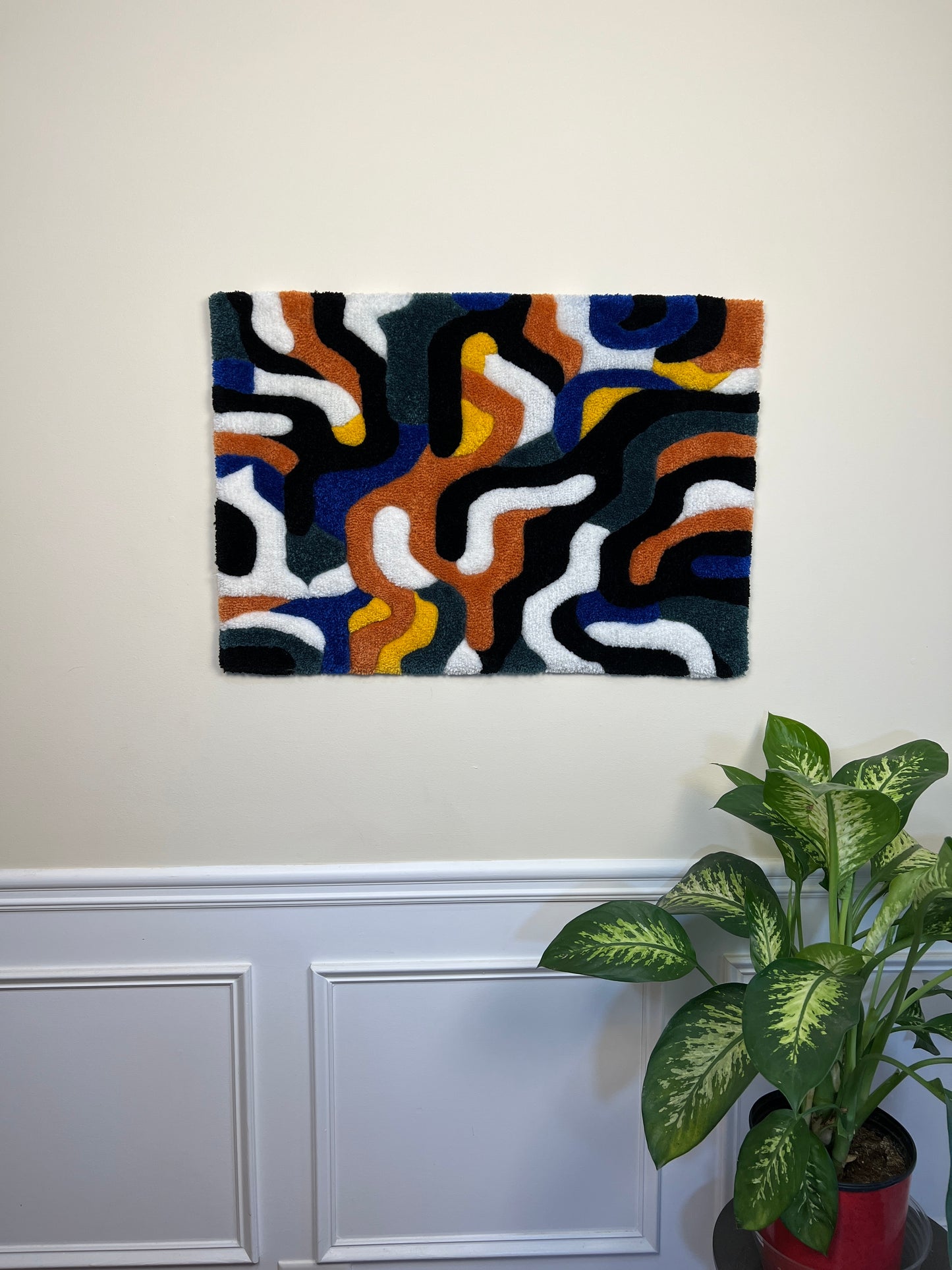 Multi Color Abstract Rug/Wall Hanging