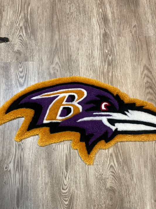 Ravens Logo rug